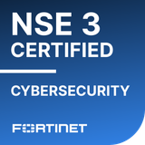 Fortinet NSE 3 Certified in Cybersecurity Badge